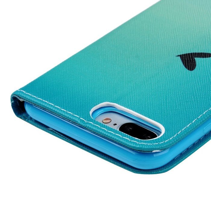 iPhone 7 Plus Case (5.5") - Wallet Slim Fit Folio Style Stand Digital Print PU Leather Flip Case with High Protective... N34