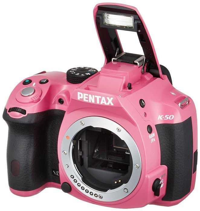 Pentax K-50 16MP Digital SLR Camera with 3-Inch LCD - Body Only (Pink) - International Version N13