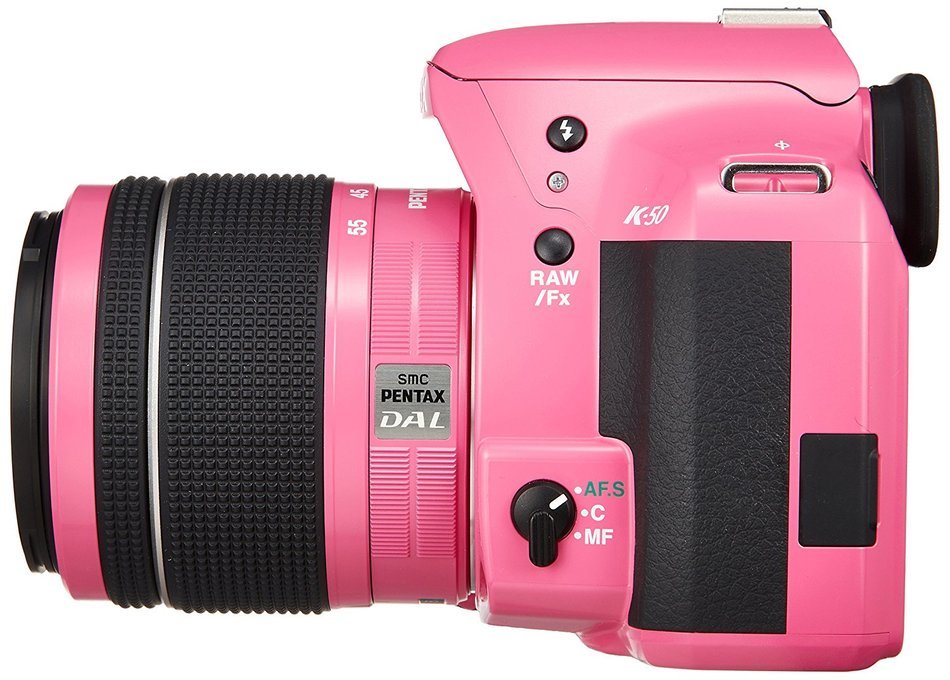 Pentax K-50 16MP Digital SLR Camera with 3-Inch LCD - Body Only (Pink) - International Version N16