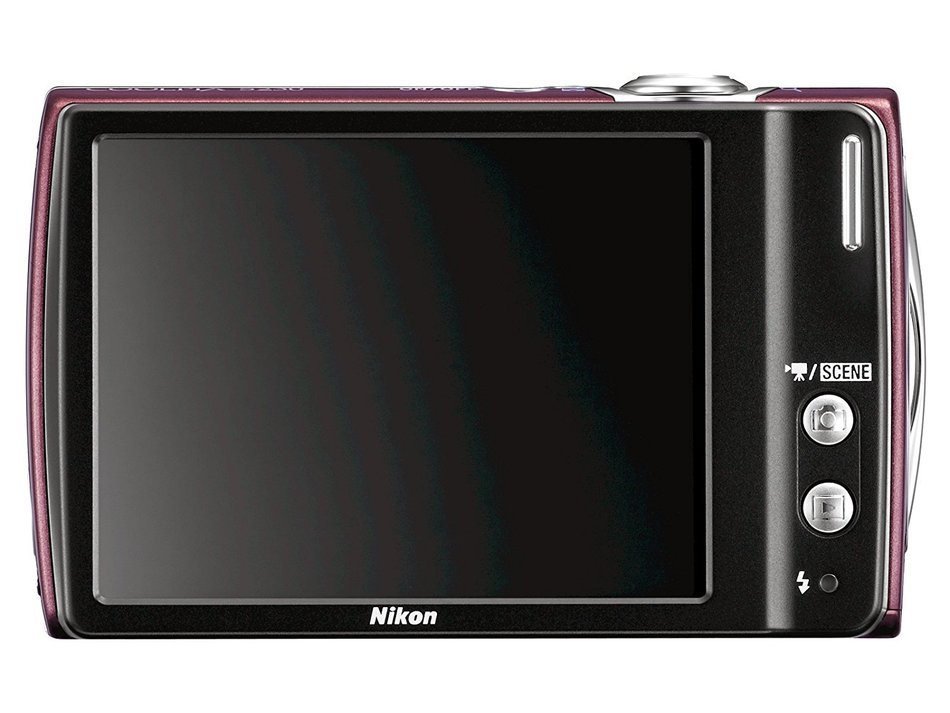 Nikon Coolpix S230 10MP Digital Camera with 3x Optical Zoom and 3 inch Touch Panel LCD (Plum) N5
