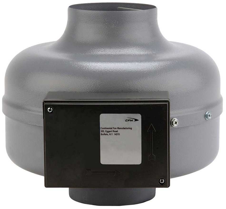 Continental Fan Manufacturing AXC150A-ES 230 CFM Energy Star In-Line Duct Fan for 6" Ducts from the AXC Collection