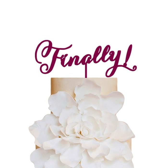 Sugar Yeti Brand Made in USA Cake Toppers God Gave Me You Wedding Cake Toppers Wedding Decoration Acrylic Cake... N4