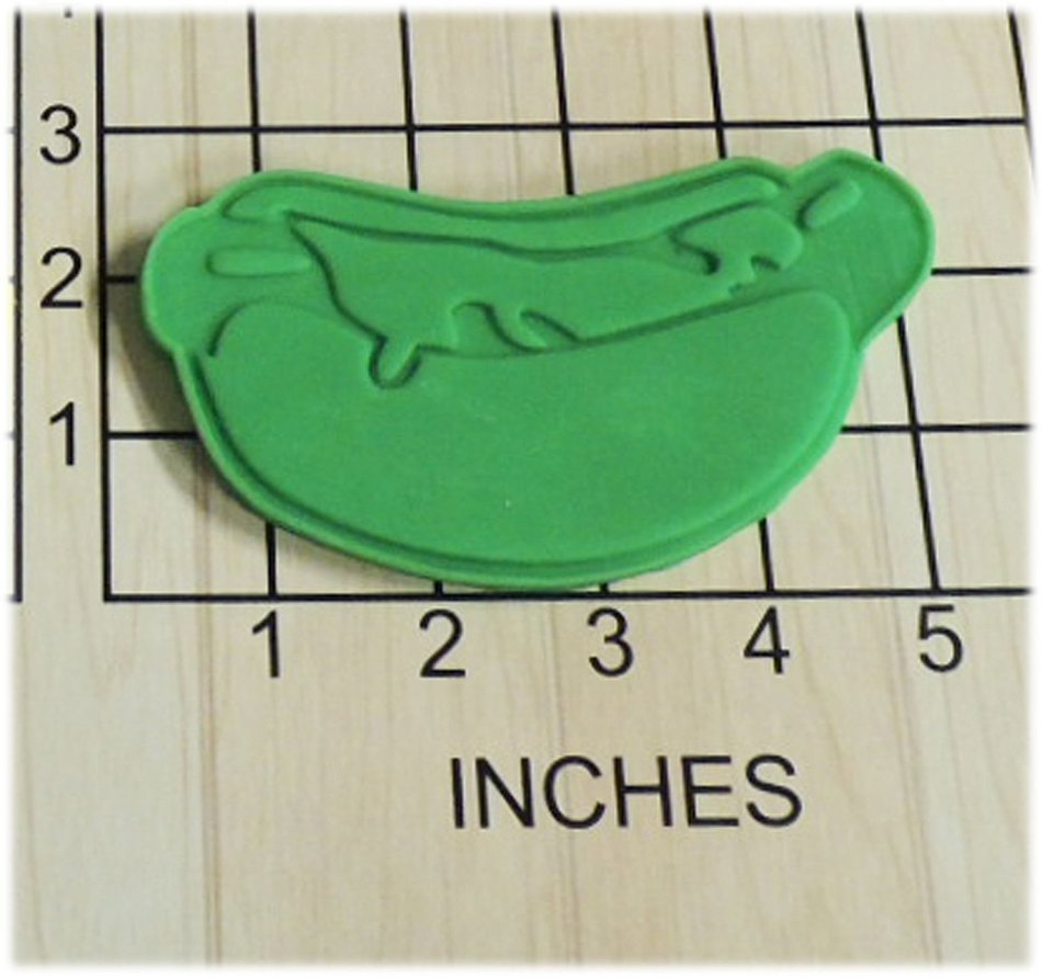 BBQ Hotdog In Bun Cookie Cutter and Stamp #1245