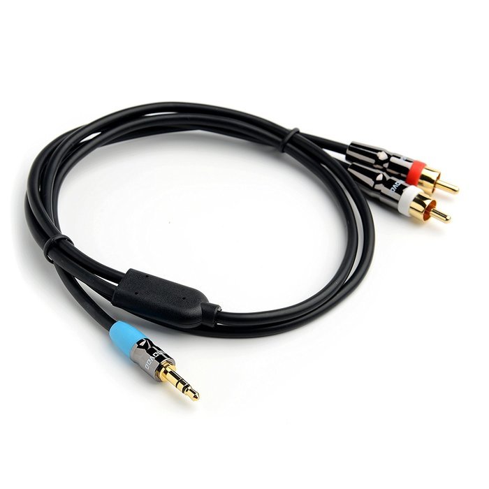 AUX Audio Cable, INNOVAA 3.5mm to RCA (2) Stereo AUX Audio Cable - 20 Feet N3