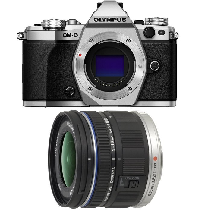 Olympus OM-D E-M5 Mark II (Black) Camera V207040BU000 + Olympus M. 40-150mm F4.0-5.6 R Zoom Lens for Olympus and... N17