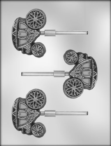 CK Products 3-Inch Coach Sucker Chocolate Mold