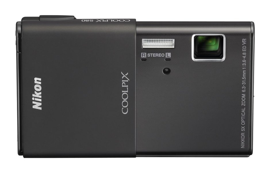 Nikon Coolpix S80 14.1 MP Digital Camera with 3.5-Inch OLED Touchscreen and 5x Wide-Angle Zoom Nikkor ED Lens... N9