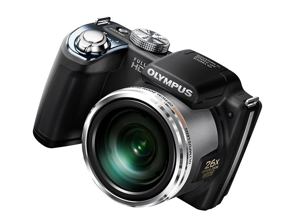 Olympus SP-720UZ 14MP 26x Opt Zoom 3-Inch LCD Digital Camera - Black N3