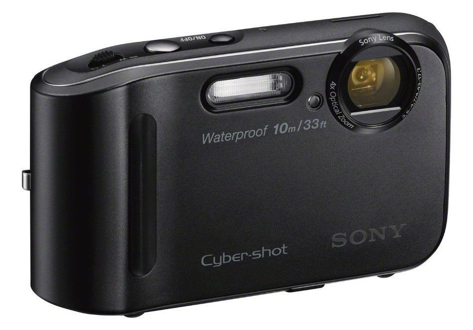 Sony DSC-TF1/B 16 MP Waterproof Digital Camera with 2.7-Inch LCD (Black) (OLD MODEL) N10
