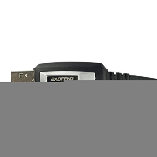 NSKI USB Programming Cable for Baofeng UV-5R UV-3R+ Two way Radio With Driver CD N5
