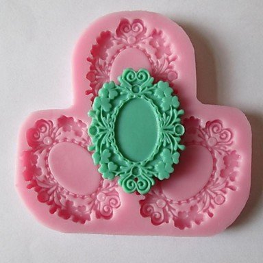 Y&XL&H Three Flower Baking Fondant Cake Chocolate Candy Mold,L9cmW9cmH1cm