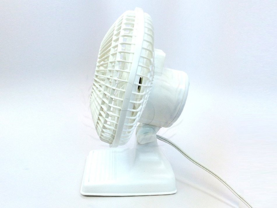 Small 6" Table top Desk Fan, Super Quite motor 6 Inches , 2 speed switch, 120V vertical tilt Adjustment. Home... N3