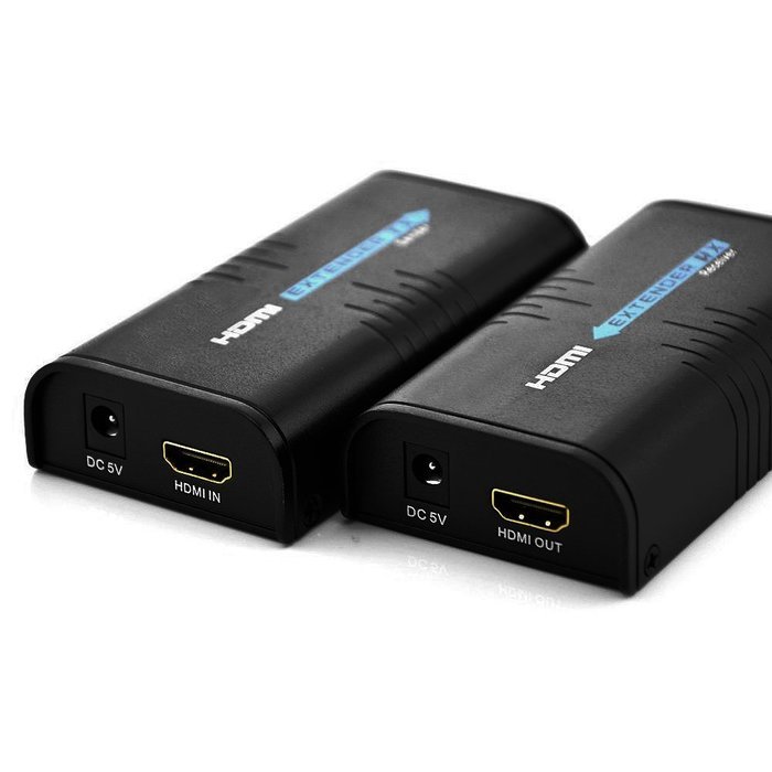KOOKYE HDMI Extender LKV373A V3.0 RX Receiver Over Single Cat5/5e/6 Ethernet Cable Up To 390 Feet Supports 1080P... N14