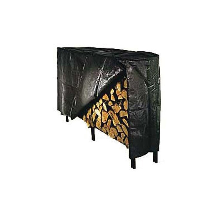 Woodeze Home Indoor Outdoor Firewood Storage Organizer Protector 90" Log Rack Cover