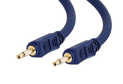 C2G / Cables To Go 40621 Velocity 3.5mm M/M Mono Audio Cable (12 Feet, Blue)