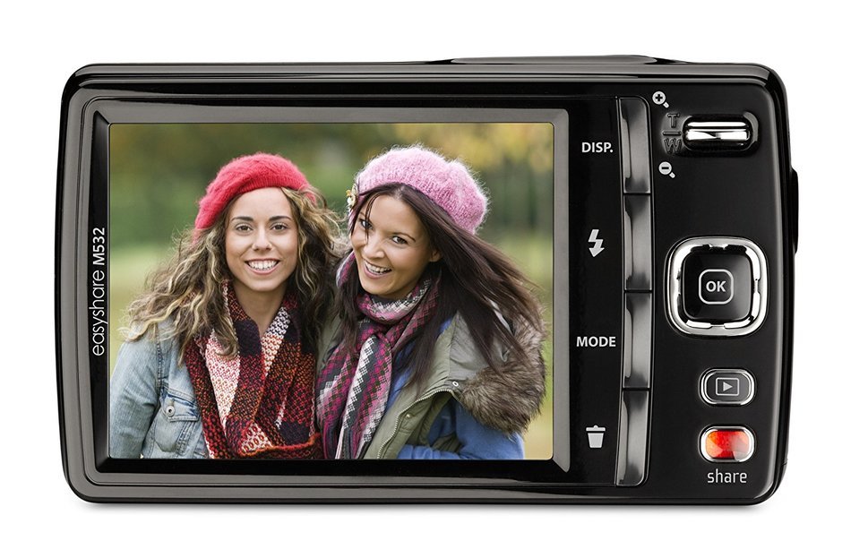 Kodak EasyShare M532 14 MP Digital Camera with 4x Optical Zoom and 2.7-Inch LCD - Red N7