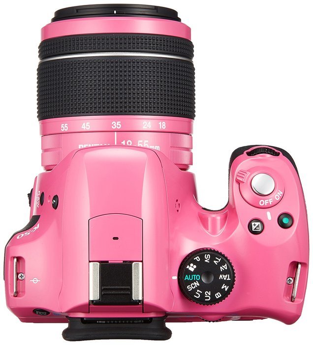 Pentax K-50 16MP Digital SLR Camera with 3-Inch LCD - Body Only (Pink) - International Version N21