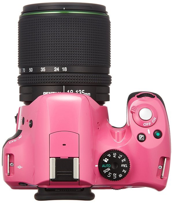 Pentax K-50 16MP Digital SLR Camera with 3-Inch LCD - Body Only (Pink) - International Version N24