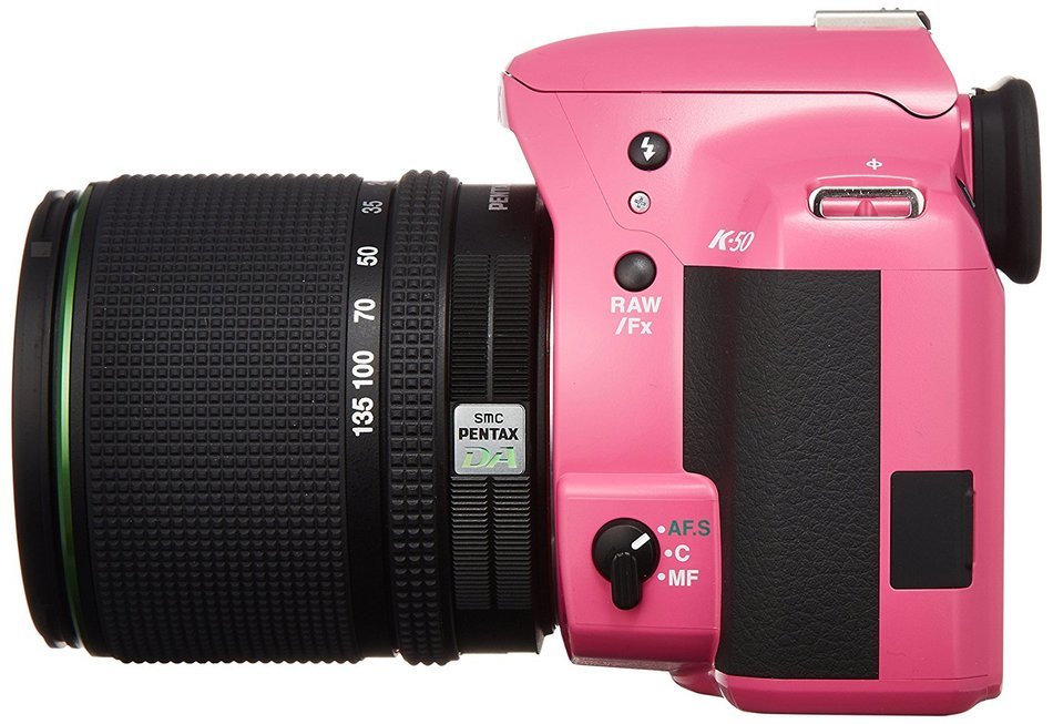 Pentax K-50 16MP Digital SLR Camera with 3-Inch LCD - Body Only (Pink) - International Version N25