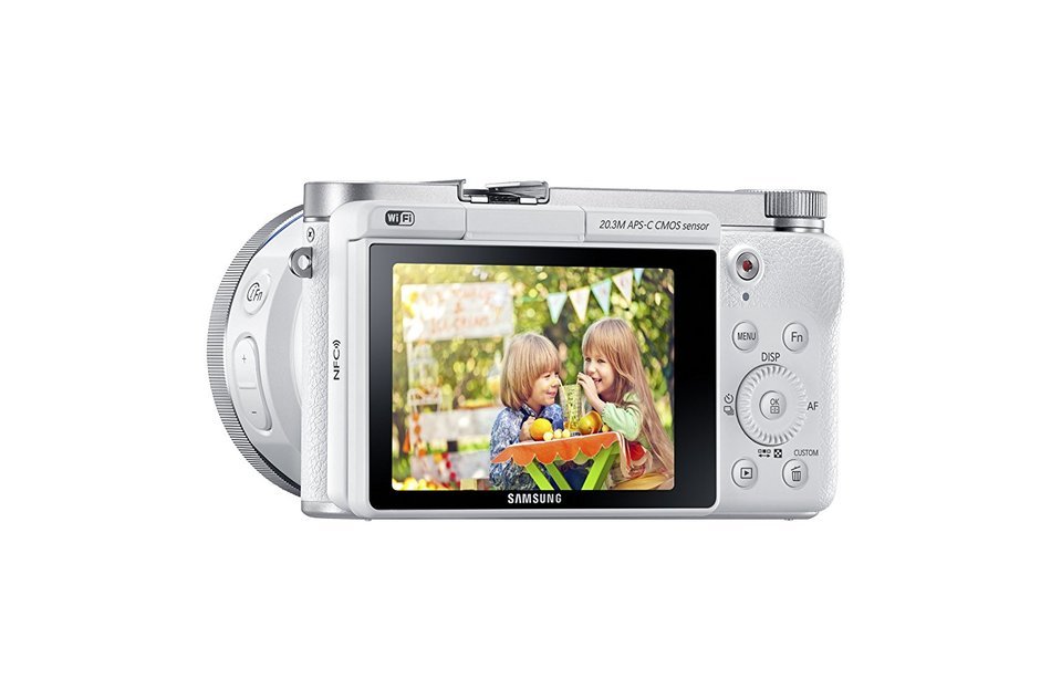 Samsung NX3000 Wireless Smart 20.3MP Mirrorless Digital Camera with 16-50mm OIS Power Zoom Lens and Flash (Black) N21
