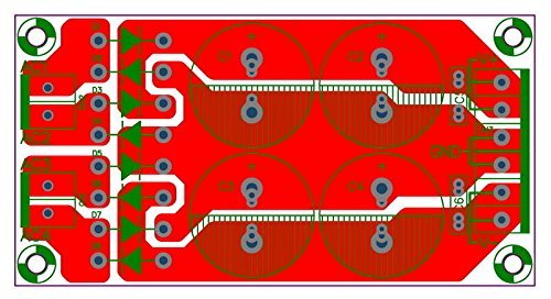 Electronics-Salon 10PCS Dual Bridge Dual Polarity Unregulated Power Supply PCB.