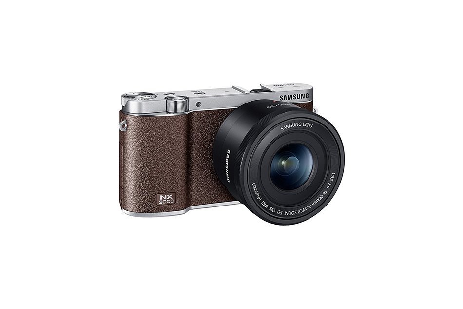 Samsung NX3000 Wireless Smart 20.3MP Mirrorless Digital Camera with 16-50mm OIS Power Zoom Lens and Flash (Black) N26