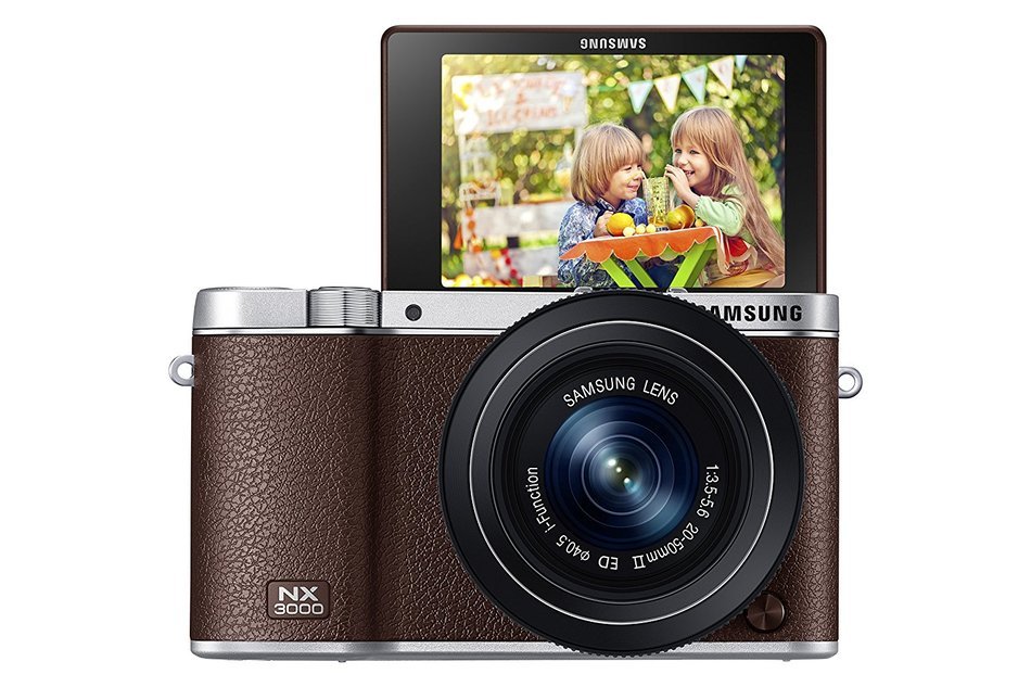Samsung NX3000 Wireless Smart 20.3MP Mirrorless Digital Camera with 16-50mm OIS Power Zoom Lens and Flash (Black) N27
