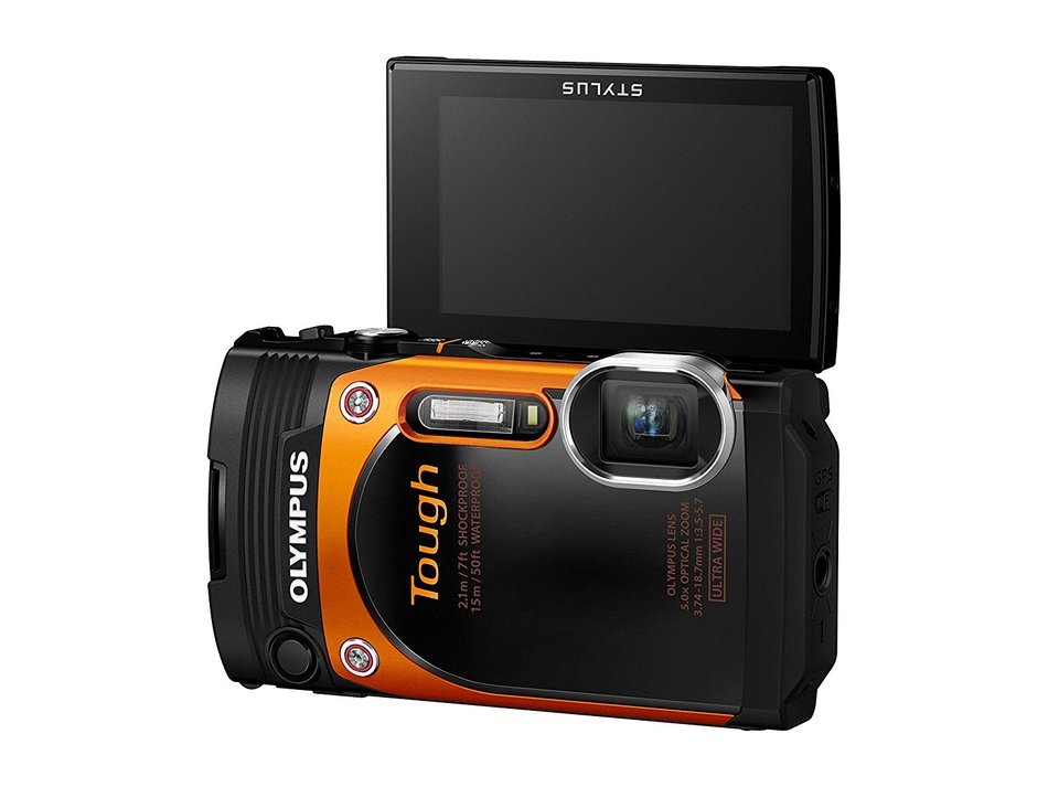 Olympus TG-860 Tough Waterproof Digital Camera with 3-Inch LCD (Orange) N22