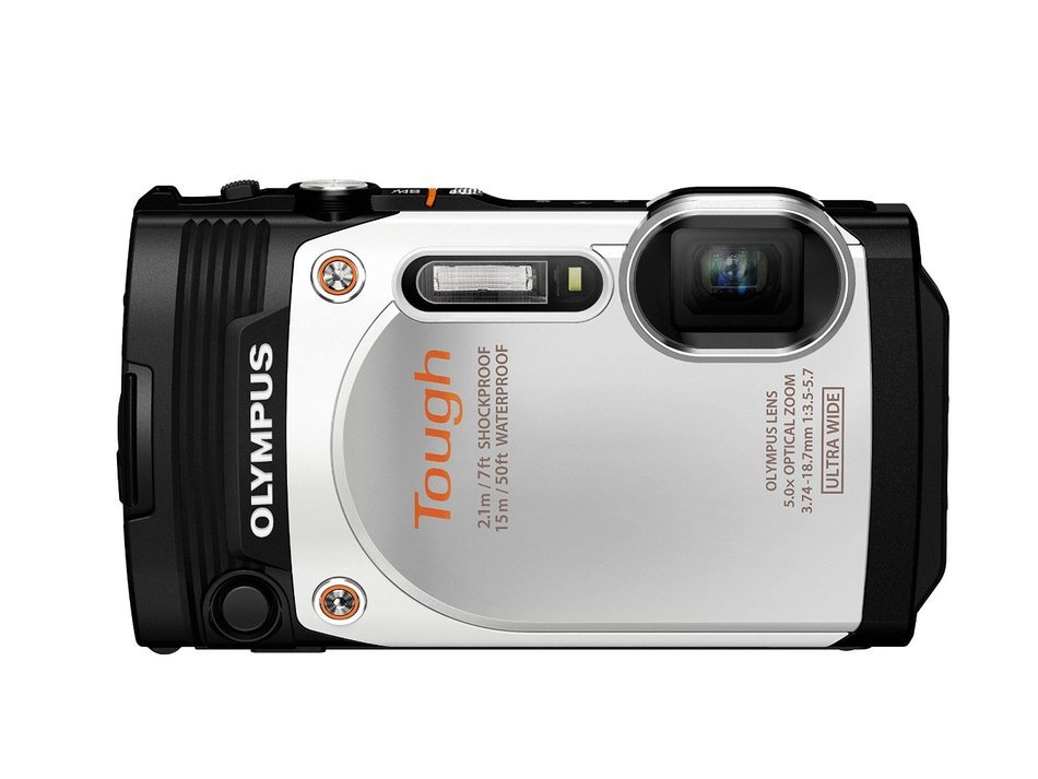 Olympus TG-860 Tough Waterproof Digital Camera with 3-Inch LCD (Orange) N24