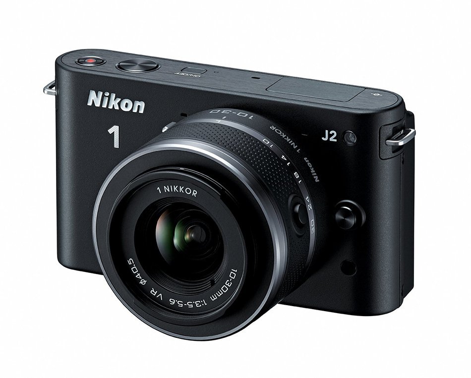 Nikon 1 J2 10.1 MP HD Digital Camera with 10-30mm VR Lens (Silver) N9