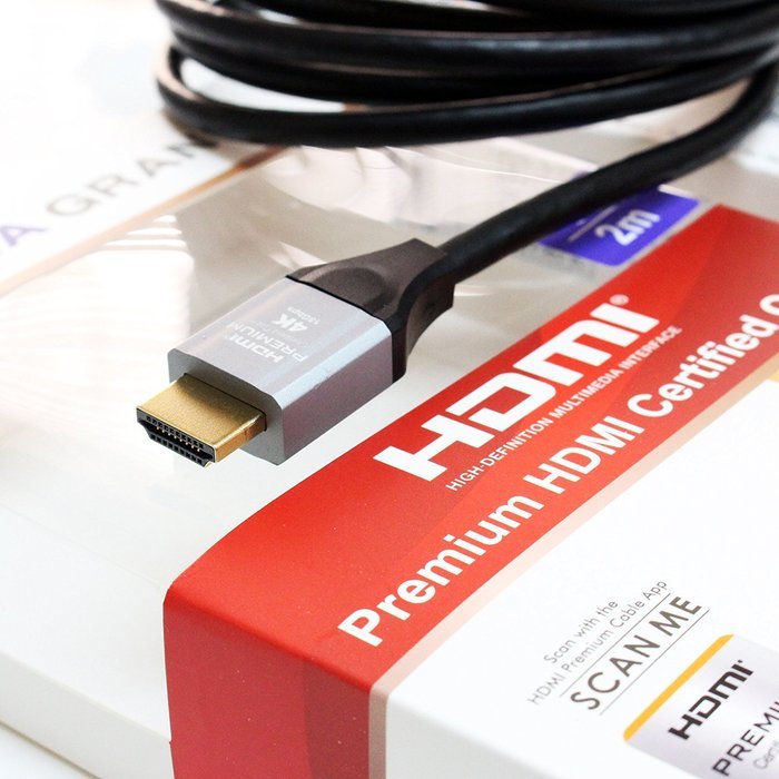 Tera Grand - Premium HDMI Certified 2.0 Cable with Aluminum housing, Supports 4K HDR UltraHD, 18 Gbps, 4K/60Hz... N10