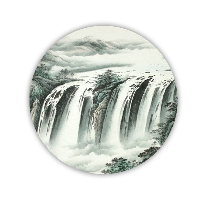 Generic Beautiful Mdf Material Have With Asian Chinese Painting 1 Cup Coaster