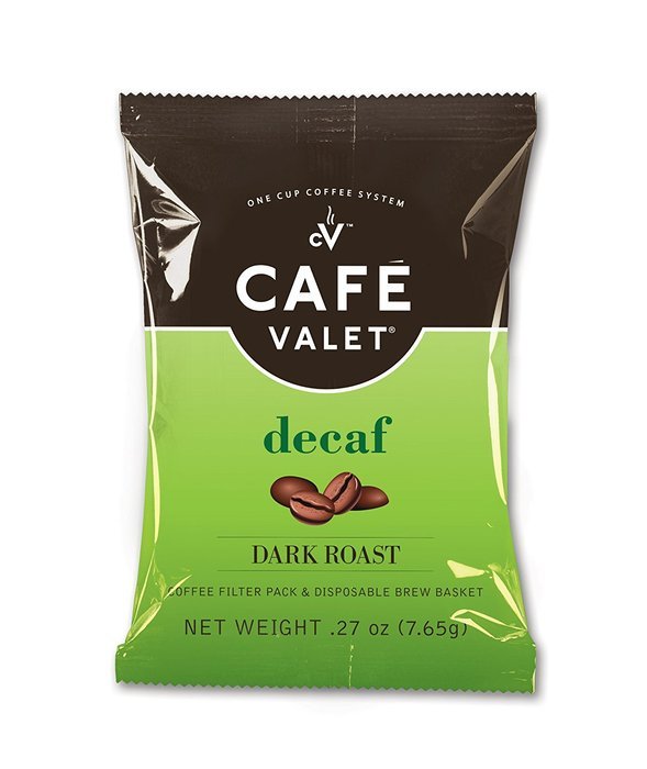 Caf&eacute; Valet Black/Silver Single Serve Coffee Brewer Starter Kit/Combo, Includes 10-Count Variety Pack of Exclusive...