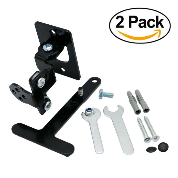 SONOS PLAY 1 Wall Mount, Adjustable Swivel & Tilt Mechanism, Single Bracket For Play:1 Speaker with Mounting Accessories... N38