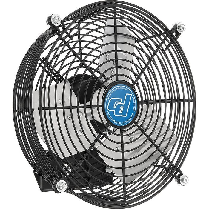 Cd Direct-Drive Guard Mount Exhaust Fans - Single Speed - 10" Blade Diameter - 120V - -1/30 Hp