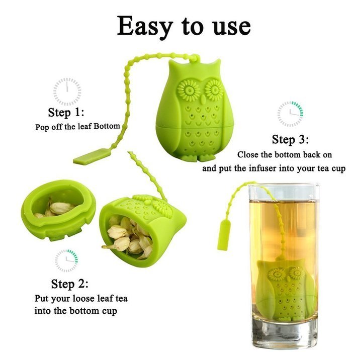 Mother's Day Sale, Set of (6) Premium Silicone Reusable Tea Bag Candy Silicone Tea Infuser Strainer Set Genuine...