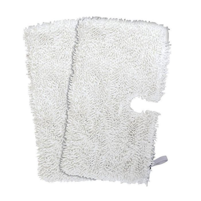 Ehdching 2pcs White Replacement Pads for Shark Steam Pocket Mops Household Microfiber Dust Pads Cleaning Pad N5