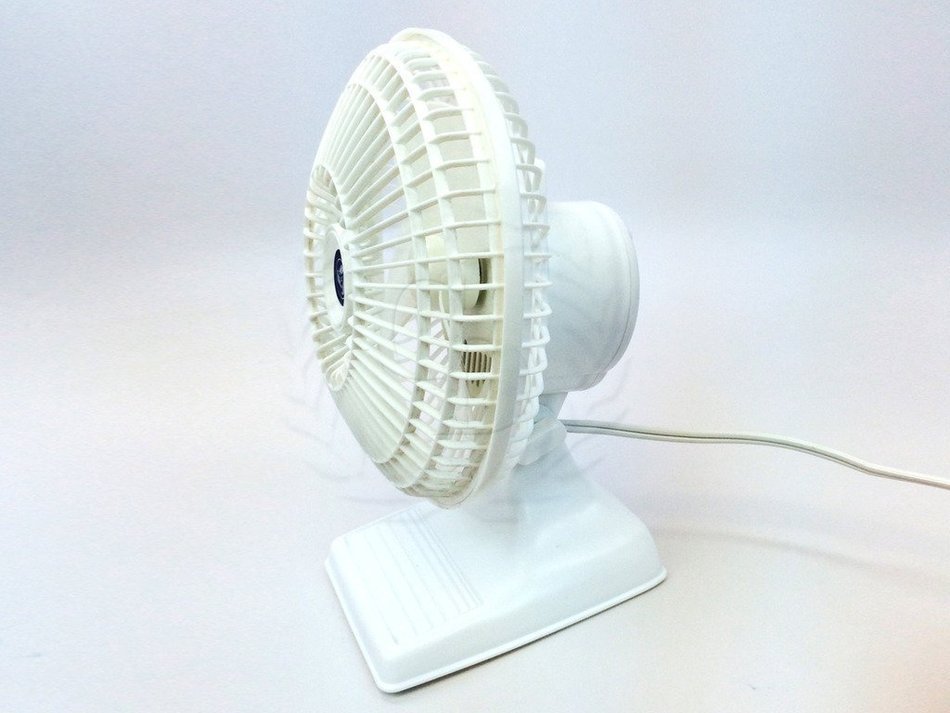 Small 6" Table top Desk Fan, Super Quite motor 6 Inches , 2 speed switch, 120V vertical tilt Adjustment. Home... N5