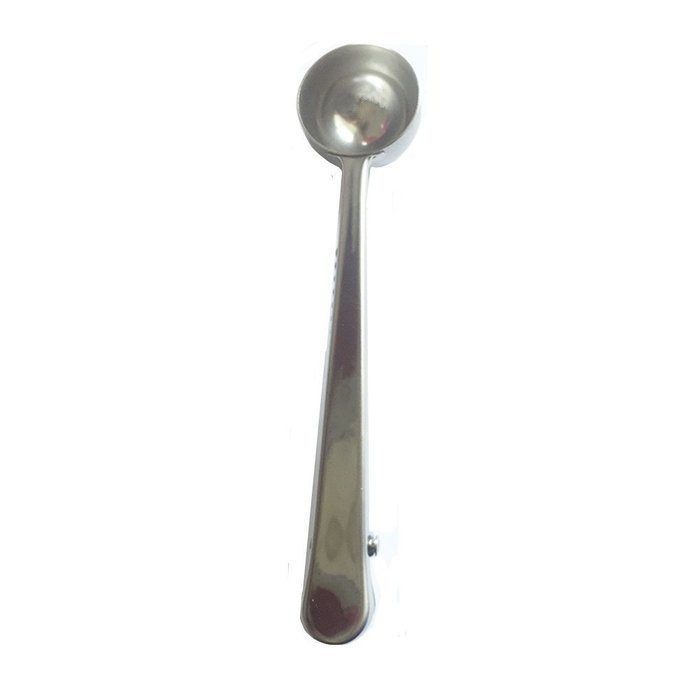 Daixers Coffee,Milk Powder & Tea Scoop/Spoon With Jaw Bag Clips - Stainless Steel (3 Pack)