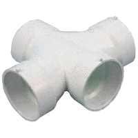 Genova Products 73531 Reducing Double Sanitary Tee Pipe Fitting, 3 x 1 1/2 by Genova