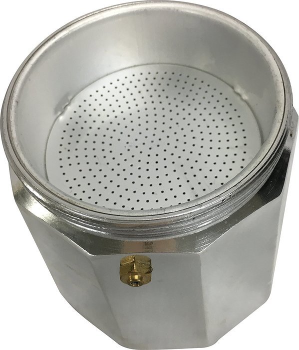 Wee's Beyond 7526-03 Brew-Fresh Aluminum Espresso Maker, 3 Cup, Silver N2