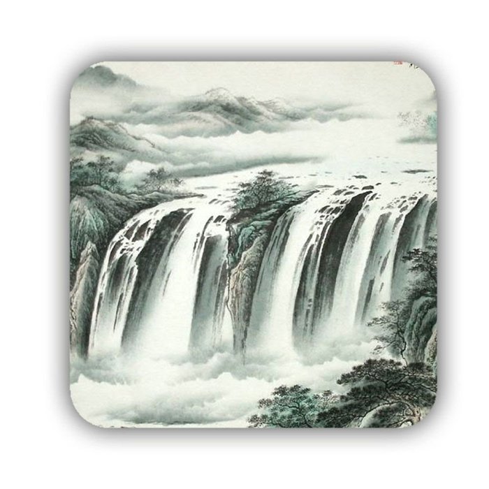 Generic Beautiful Mdf Material Have With Asian Chinese Painting 1 Cup Coaster N3