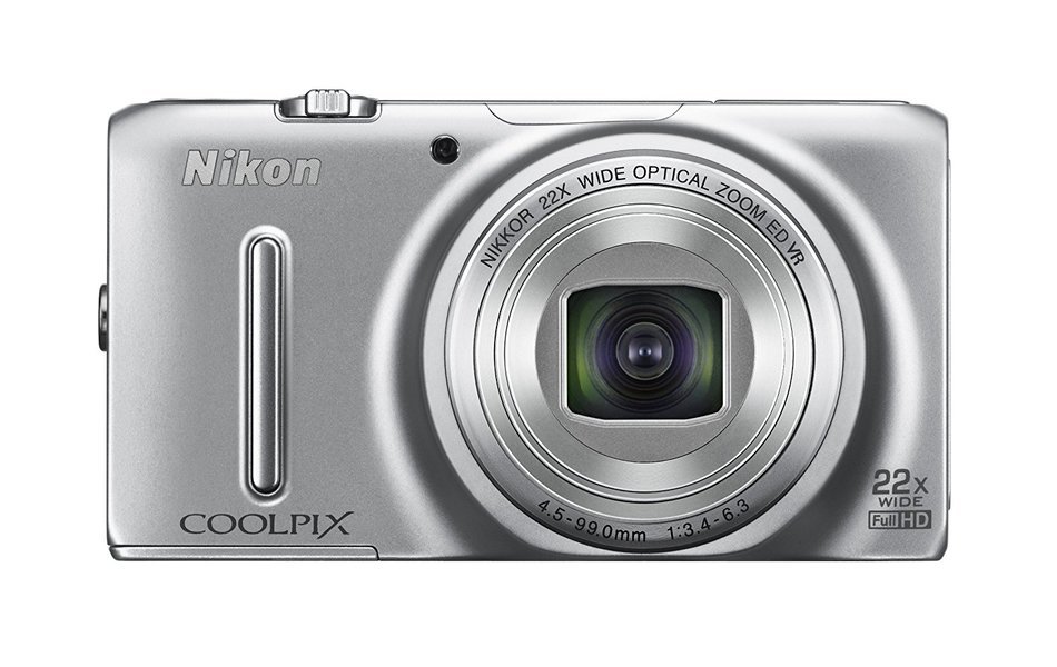 Nikon COOLPIX S9500 Wi-Fi Digital Camera with 22x Zoom and GPS (Silver) N8