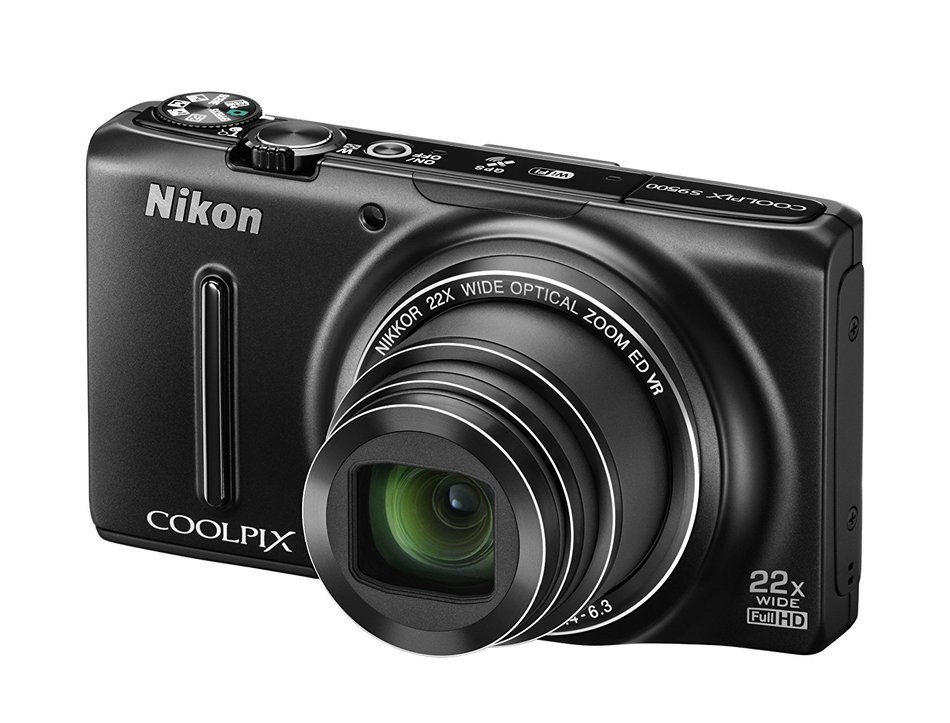 Nikon COOLPIX S9500 Wi-Fi Digital Camera with 22x Zoom and GPS (Silver) N11