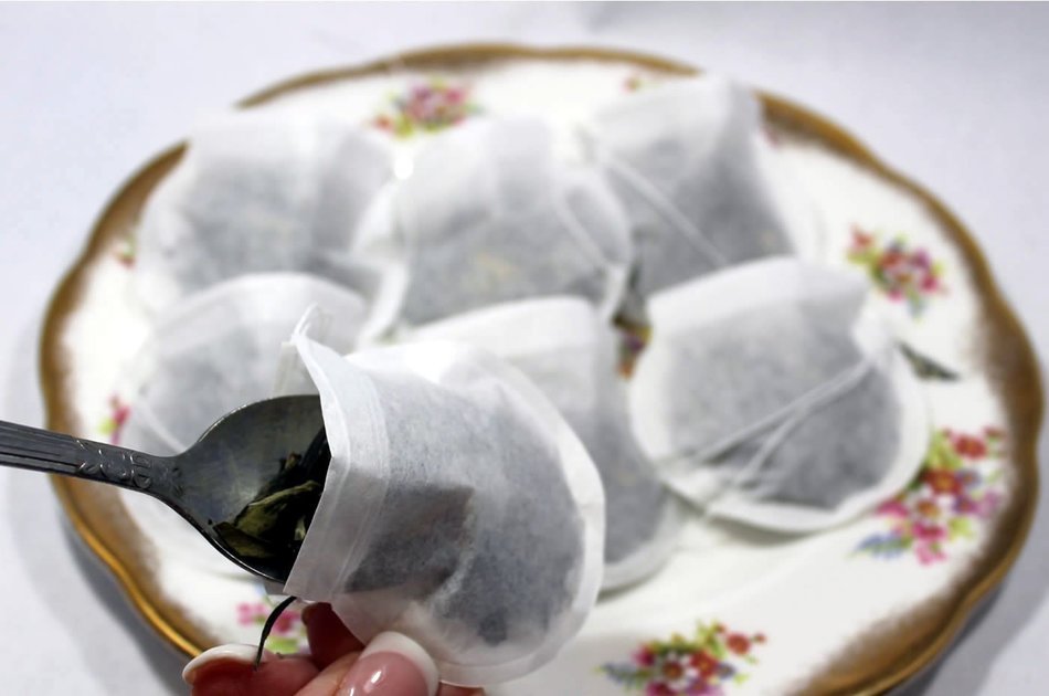 Special Tea 200 Count Round Empty Tea Bags with Draw String Closure, 2.25" x 2.5", White