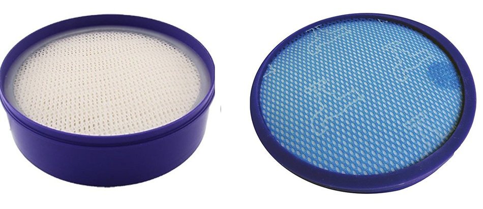 Dyson DC27 & DC28 Bundle Filter Kit, Includes DC27 DC28 Washable Dust Cup Filter, and Post Motor HEPA Exhaust... N3