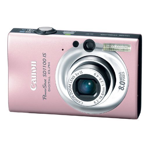 Canon PowerShot SD1100IS 8MP Digital Camera with 3x Optical Image Stabilized Zoom (Brown) N6