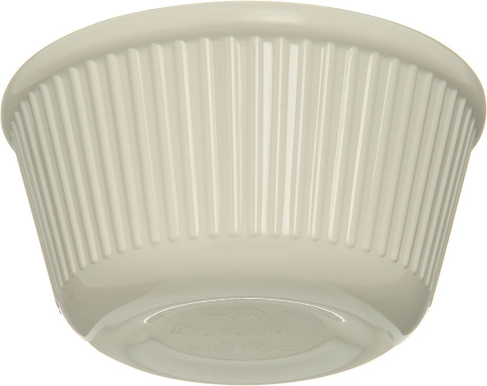 Carlisle S28742 Melamine Fluted Ramekin, 4 oz Capacity, 1.78" Height, Bone (Case of 48)