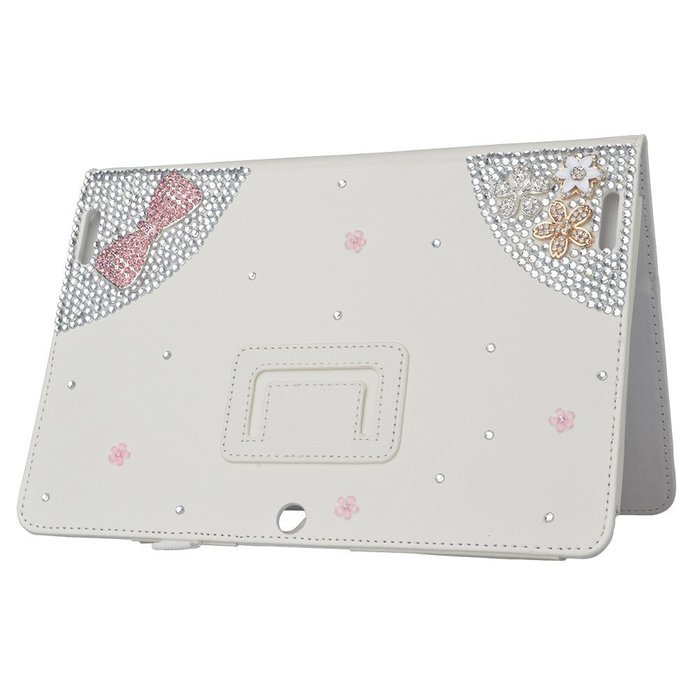 KAKA(TM) 3D Handmade Rhinestone Crystal PU Leather Stand Folding Protective Tablet Case Cover For Acer Iconia... N15