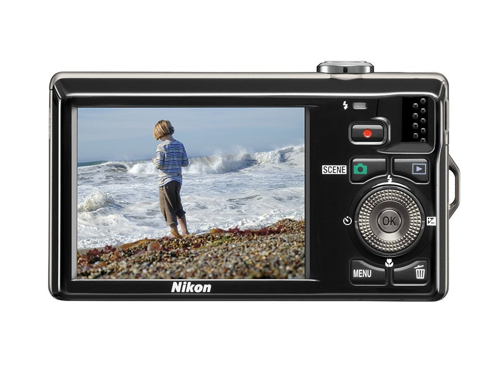 Nikon Coolpix S6000 14.2 MP Digital Camera with 7x Optical Vibration Reduction (VR) Zoom and 2.7-Inch LCD (Silver) N14